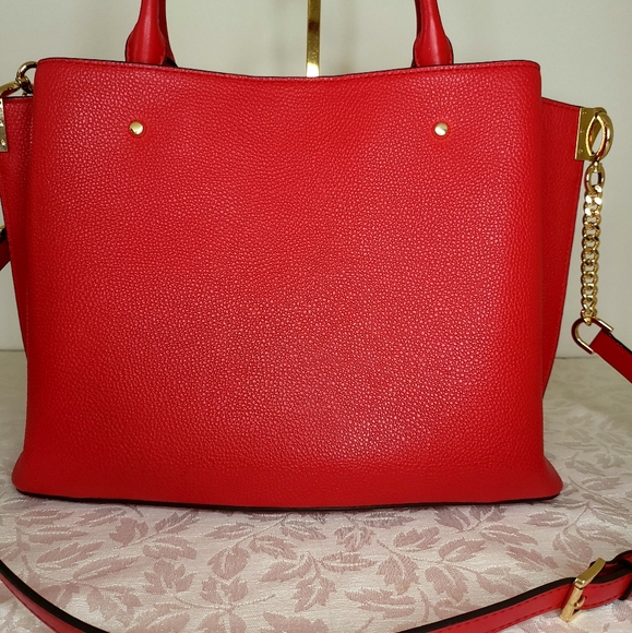 Michael Kors Red Shoulder Hand Bag - Picture 3 of 11